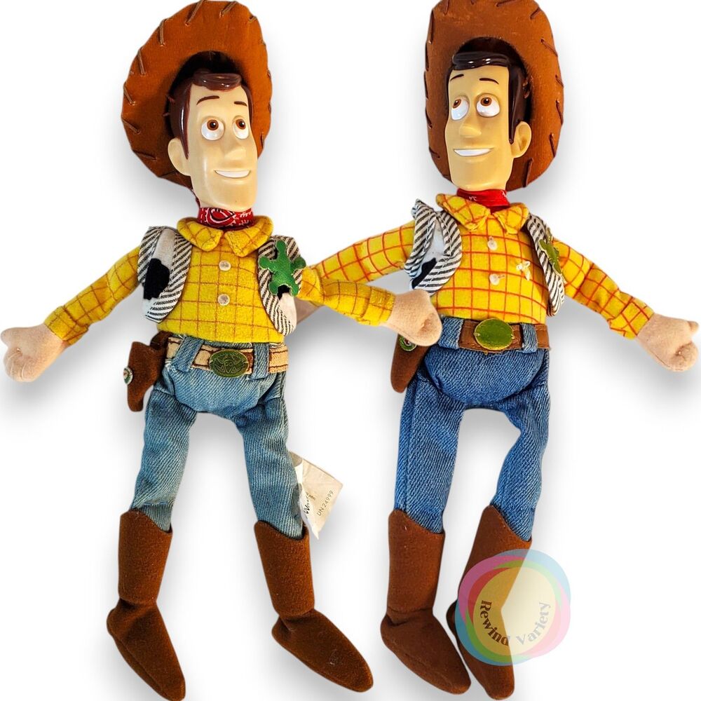Disney Store Toy Story Sheriff Woody Plush Dolls Lot 10"